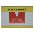 School Smart MARKER ART WASHABLE CONICAL TIP ORANGE  PACK OF 12 PK 6773W-12ORANGE-CO